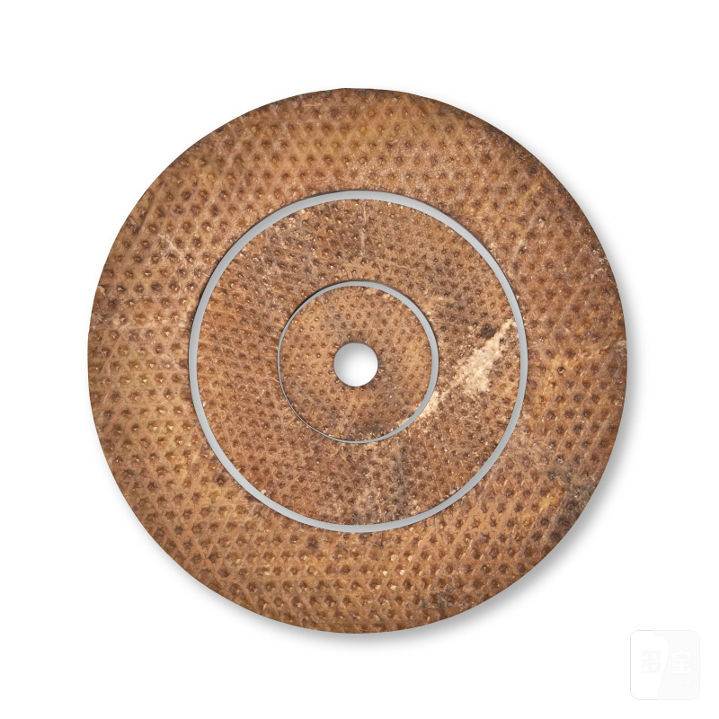 二十世紀 仿古玉璧兩件 | TWO ARCHAISTIC JADE DISCS - 图4